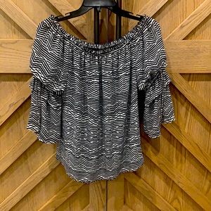 White House black market off the shoulder top